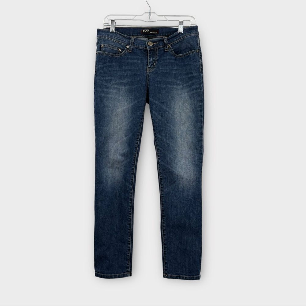 Urban Outfitters BDG Y2K Low-Rise Ankle Skinny Straight Jean in Blue Size 29 - Picture 2 of 6